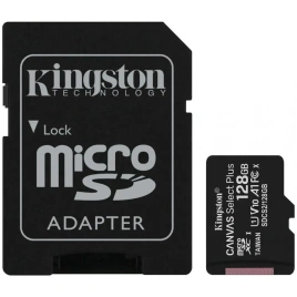 Карта памяти Kingston Canvas Select Plus 128GB MicroSDXC Class 10 UHS-I (SDCS2/128GB)