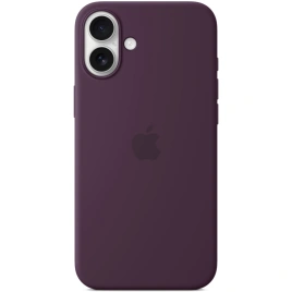 Чехол Apple Silicone Case with MagSafe для iPhone 16 Plus Plum