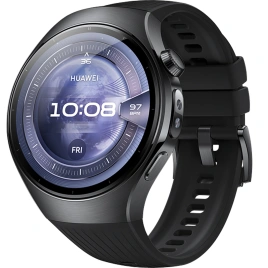 Смарт-часы Huawei Watch 5 46mm Black Fluoroelastomer (55020EVN)