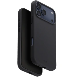 Чехол Uniq Lino Hybrid Silicone Case with MagClick для iPhone 17 Pro Max Charcoal Gray