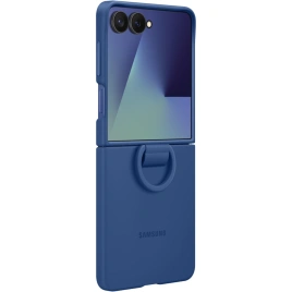 Чехол Samsung Silicone Ring Case для Galaxy Z Flip7 Blue