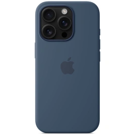 Чехол Apple Silicone Case with MagSafe для iPhone 16 Pro Max Denim