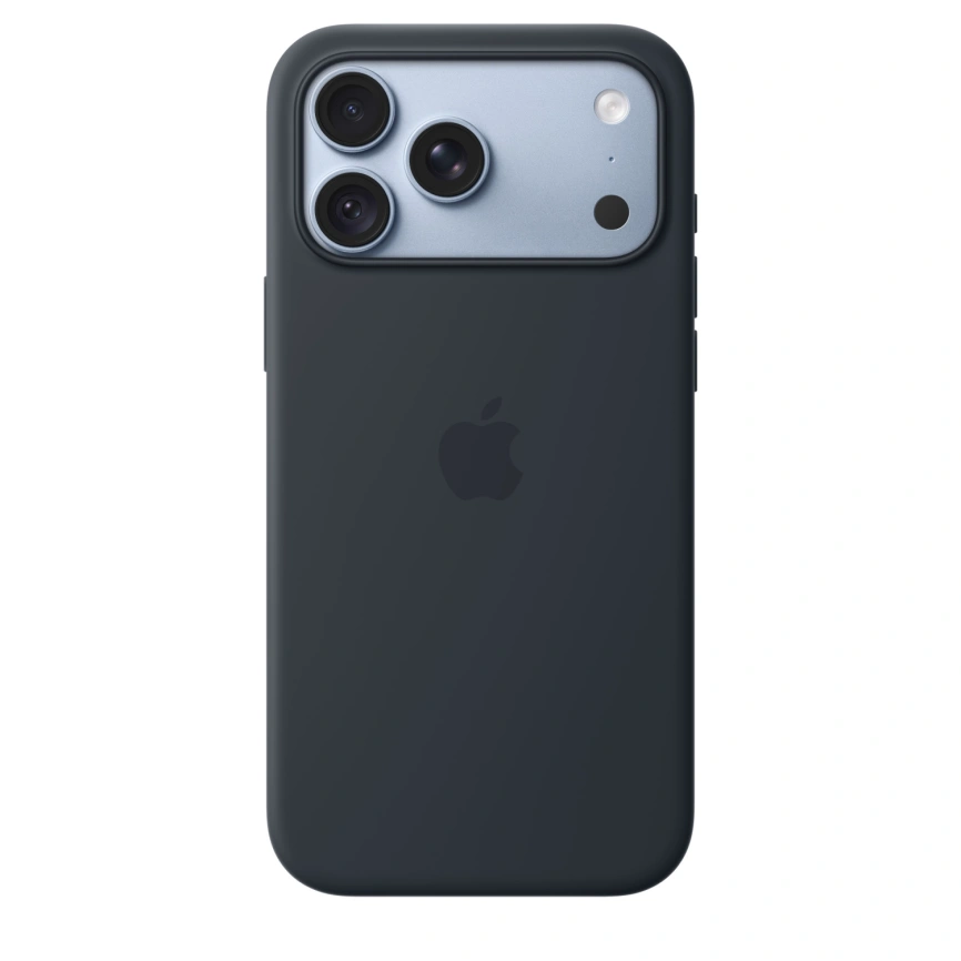 Чехол Apple Silicone Case with MagSafe для iPhone 18 Pro Navy Blue (MK8X4) фото 2