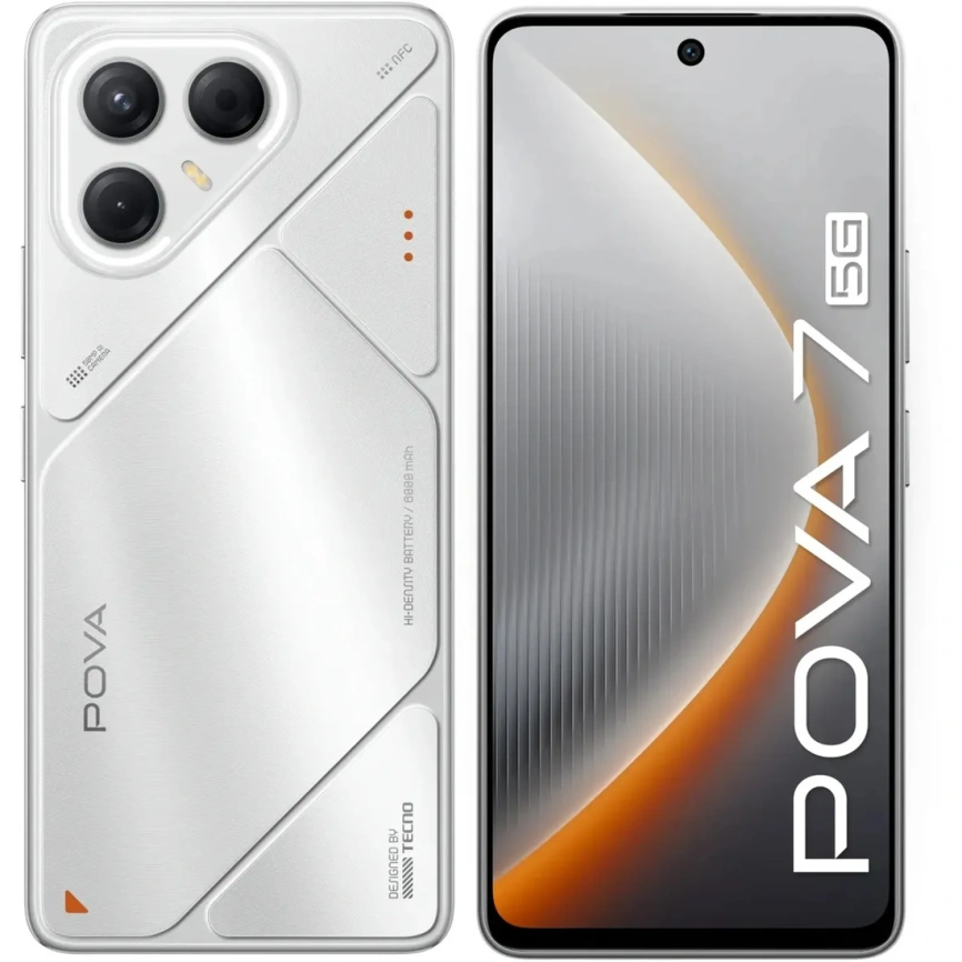 Смартфон Tecno Pova 7 8/128Gb Magic Silver фото 5