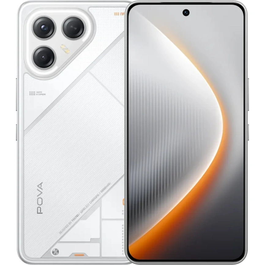 Смартфон Tecno Pova 7 Ultra 5G 8/256Gb White фото 1