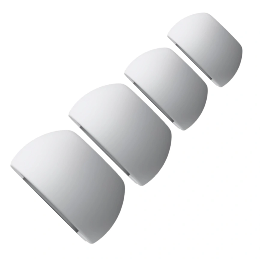 Силиконовые амбушюры Apple для AirPods Pro 3 (XXS/XS/S/L) (4 пары) White фото 1