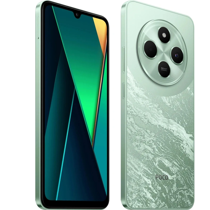 Смартфон Xiaomi Poco C75 6/128Gb Green EAC фото 4