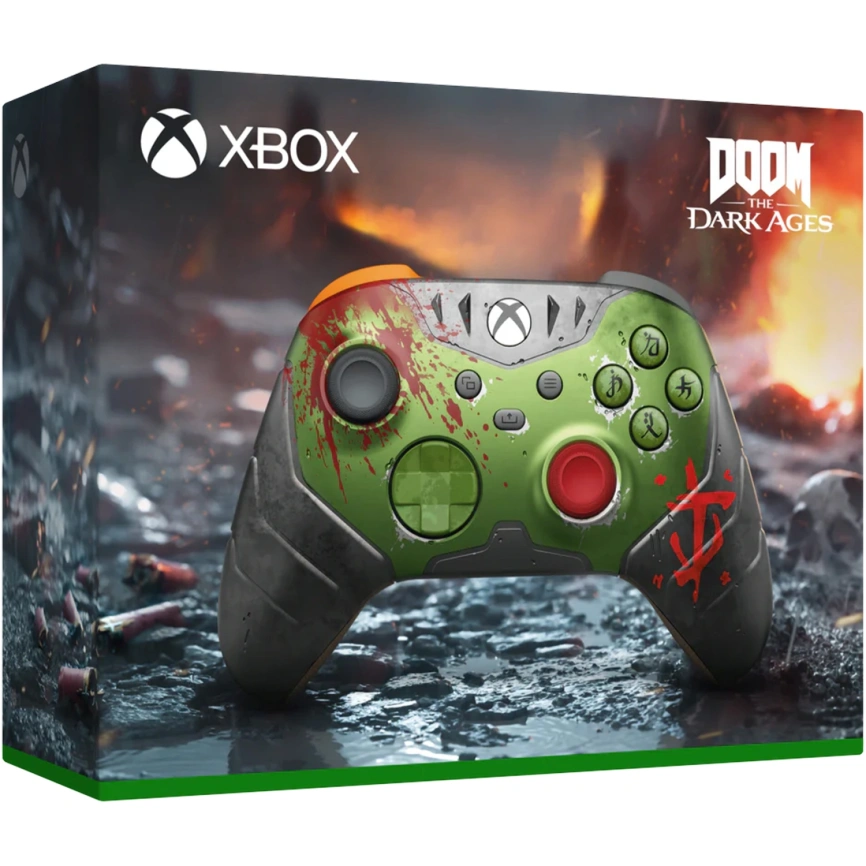 Джойстик беспроводной Microsoft Xbox Series DOOM The Dark Ages Limited Edition фото 3