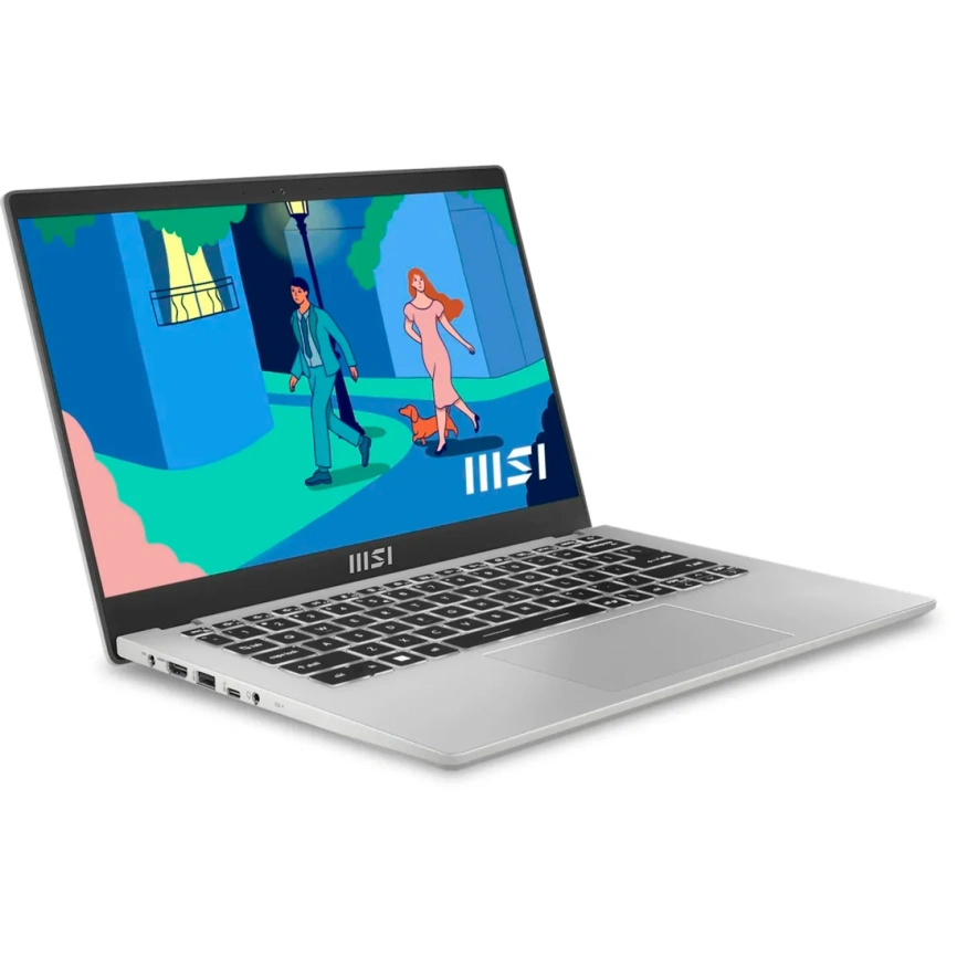 Ноутбук MSI Modern 14 C12MО-688RU 14 FHD IPS/ i7-1255U/16GB/512GB SSD (9S7-14J111-688) Silver фото 5