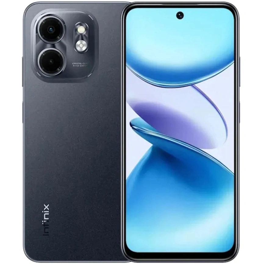 Смартфон Infinix Smart 9 3/64Gb Metallic Black фото 1