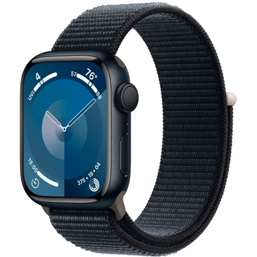 Смарт-часы Apple Watch Series 9 41mm Midnight Aluminum Case with Midnight Sport Loop (MR8Y3) фото 1