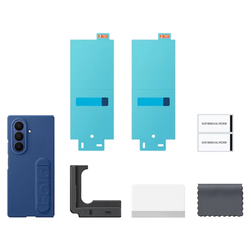 Чехол Samsung Silicone Case для Galaxy Z Fold7 Blue фото 6