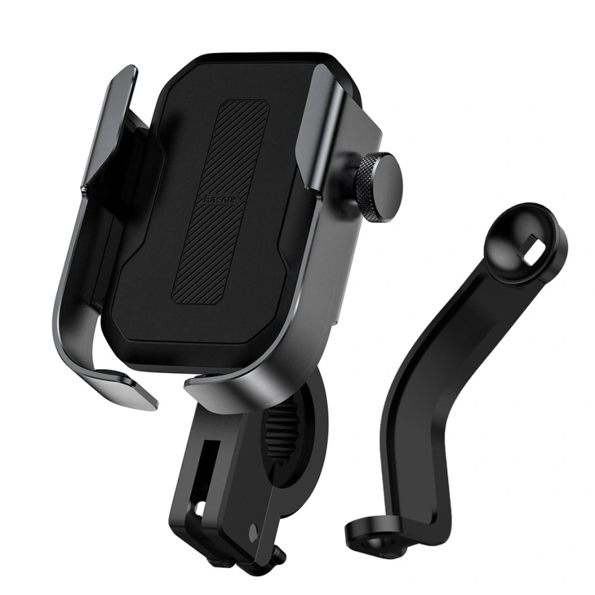 Держатель на руль Baseus Armor Motorcycle Holder SUKJA-01 Black фото 4