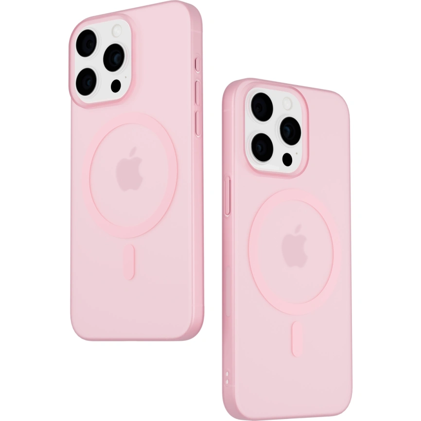 Чехол Gurdini Slim Series with MagSafe для iPhone 16 Pro Max Pink фото 2