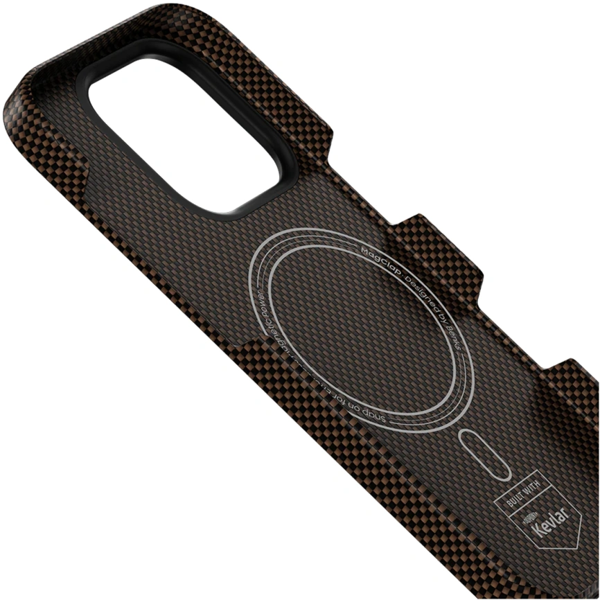 Чехол Benks ArmorTint Case built with Kevlar для iPhone 16 Pro Max Gold фото 4