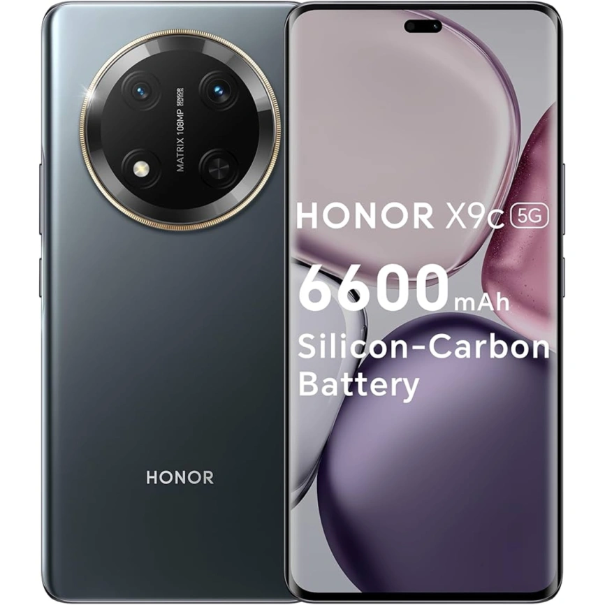 Смартфон Honor X9c 8/256Gb Titanium Black фото 1