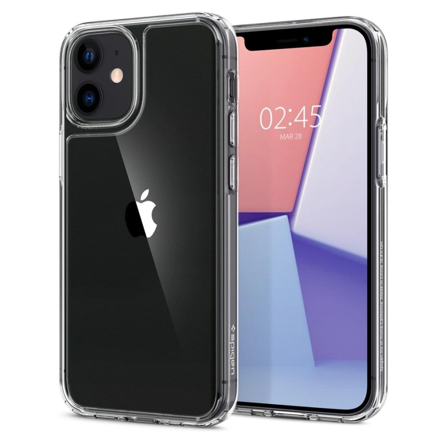 Чехол Spigen Quartz Hybrid для iPhone 12 Mini (ACS01748) Crystal Clear фото 2