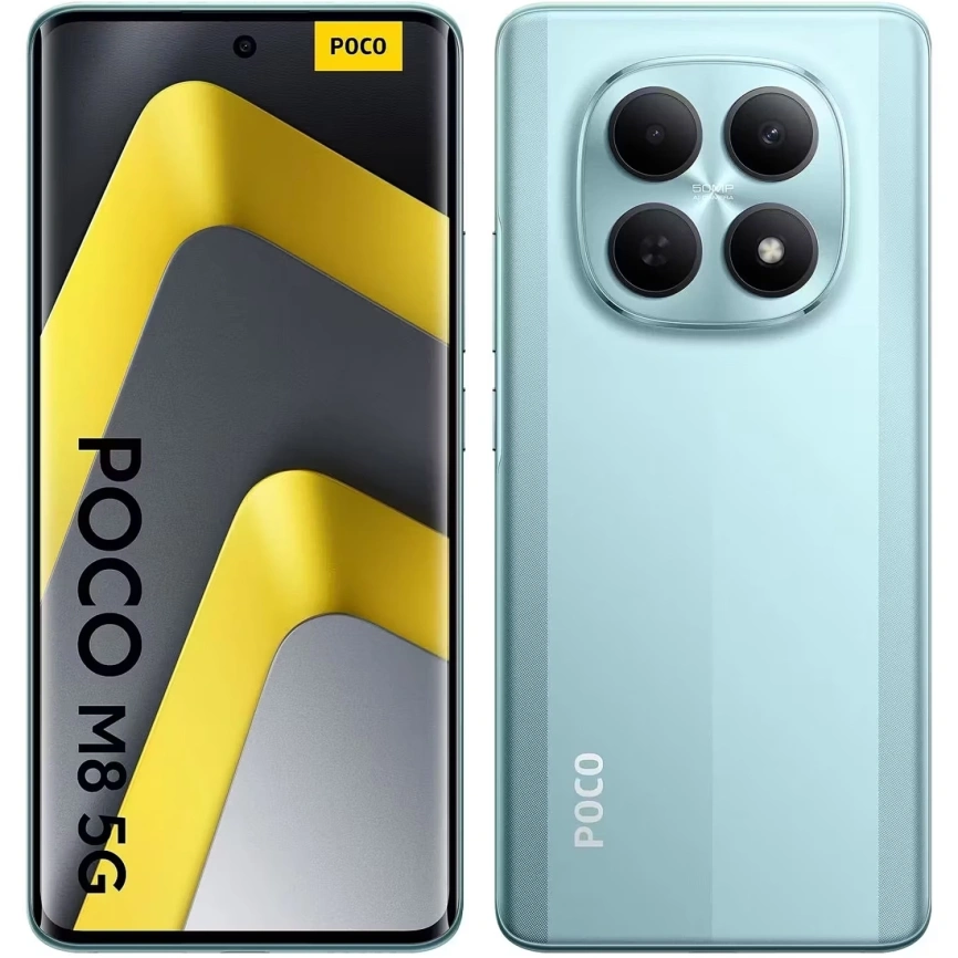 Смартфон Xiaomi Poco M8 5G 12/512Gb Green EAC фото 1