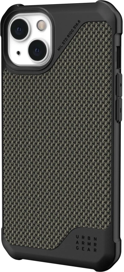 Чехол UAG Metropolis LT для iPhone 13 (11317O113972) Kevlar Olive фото 4