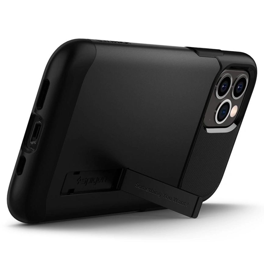 Чехол Spigen Slim Armor для iPhone 12/12 Pro (ACS01523) Black фото 1