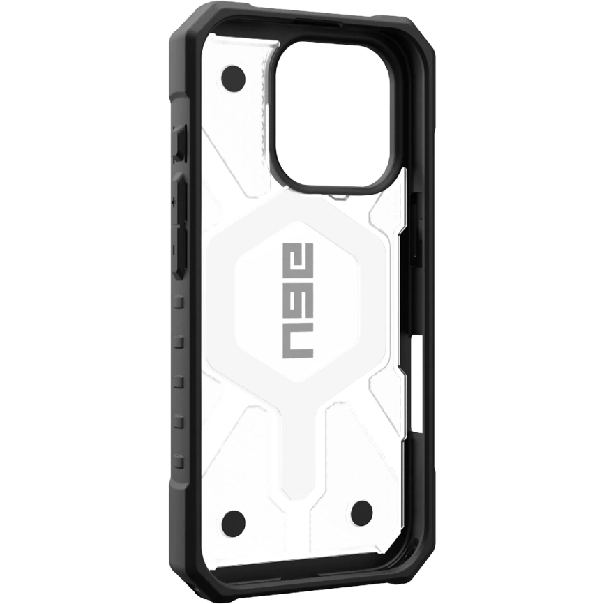 Чехол UAG MagSafe Pathfinder Clear для iPhone 16 Pro Ice/Silver фото 3