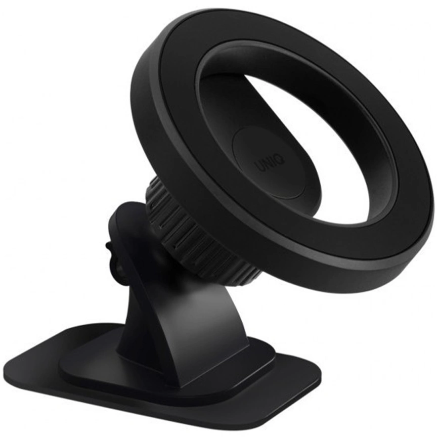 Автомобильный держатель Uniq Trelix Magnetic Dashboard Car mount Black фото 1