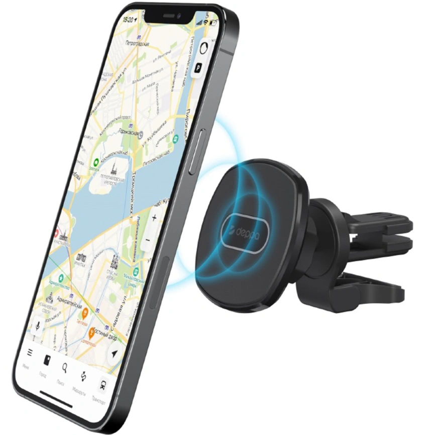 Автомобильный держатель Deppa MagSafe (55186) Black фото 2