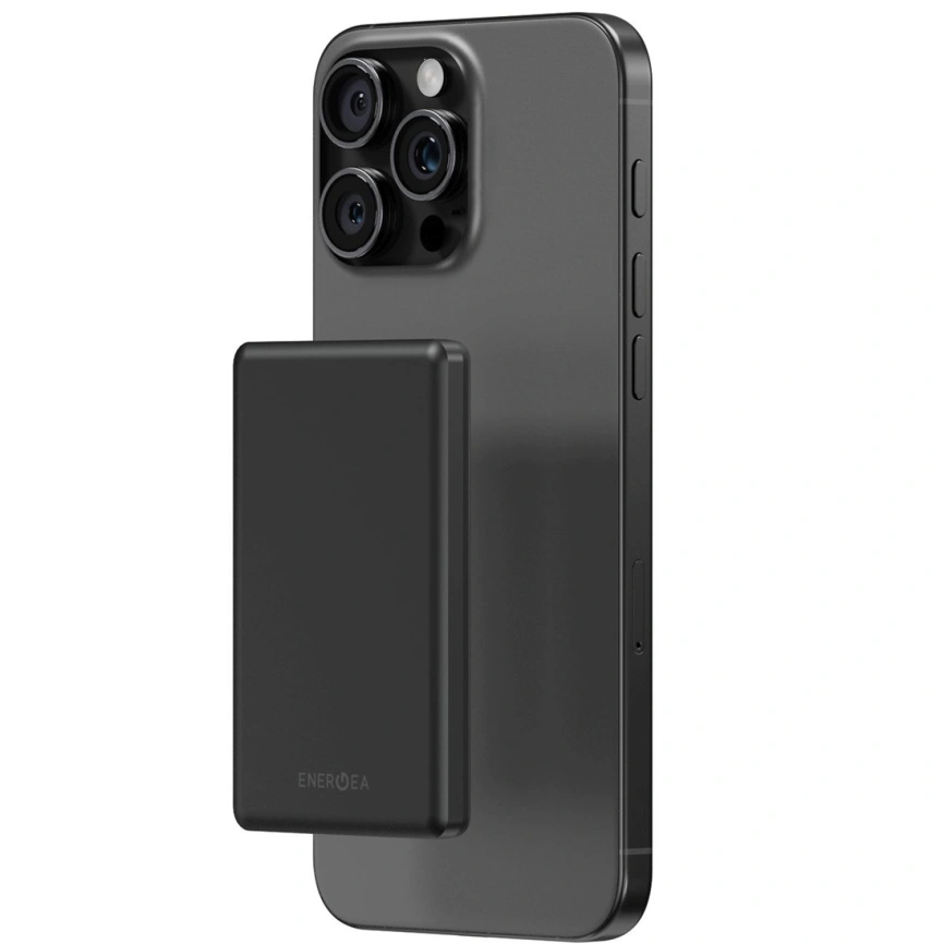 Внешний аккумулятор EnergEA Alupac Mini 5K 5000 mAh Magsafe Gunmetal Black фото 3